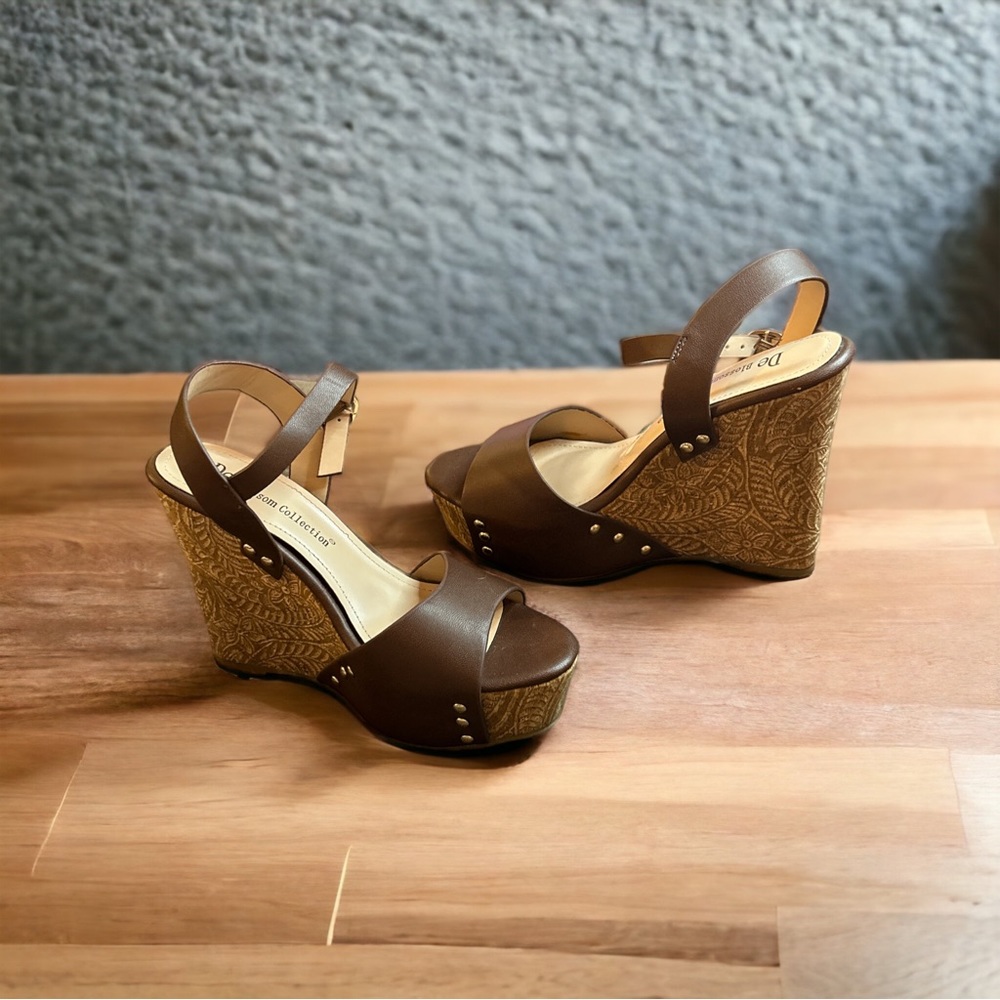 De Blossom Collection Brown Wedges